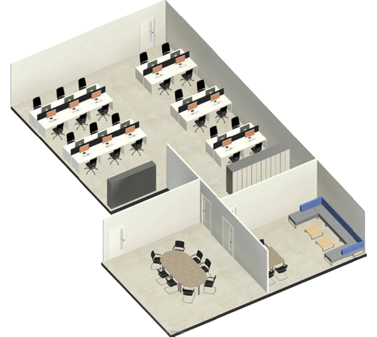 CAD Drawing for Office Refurbishment
